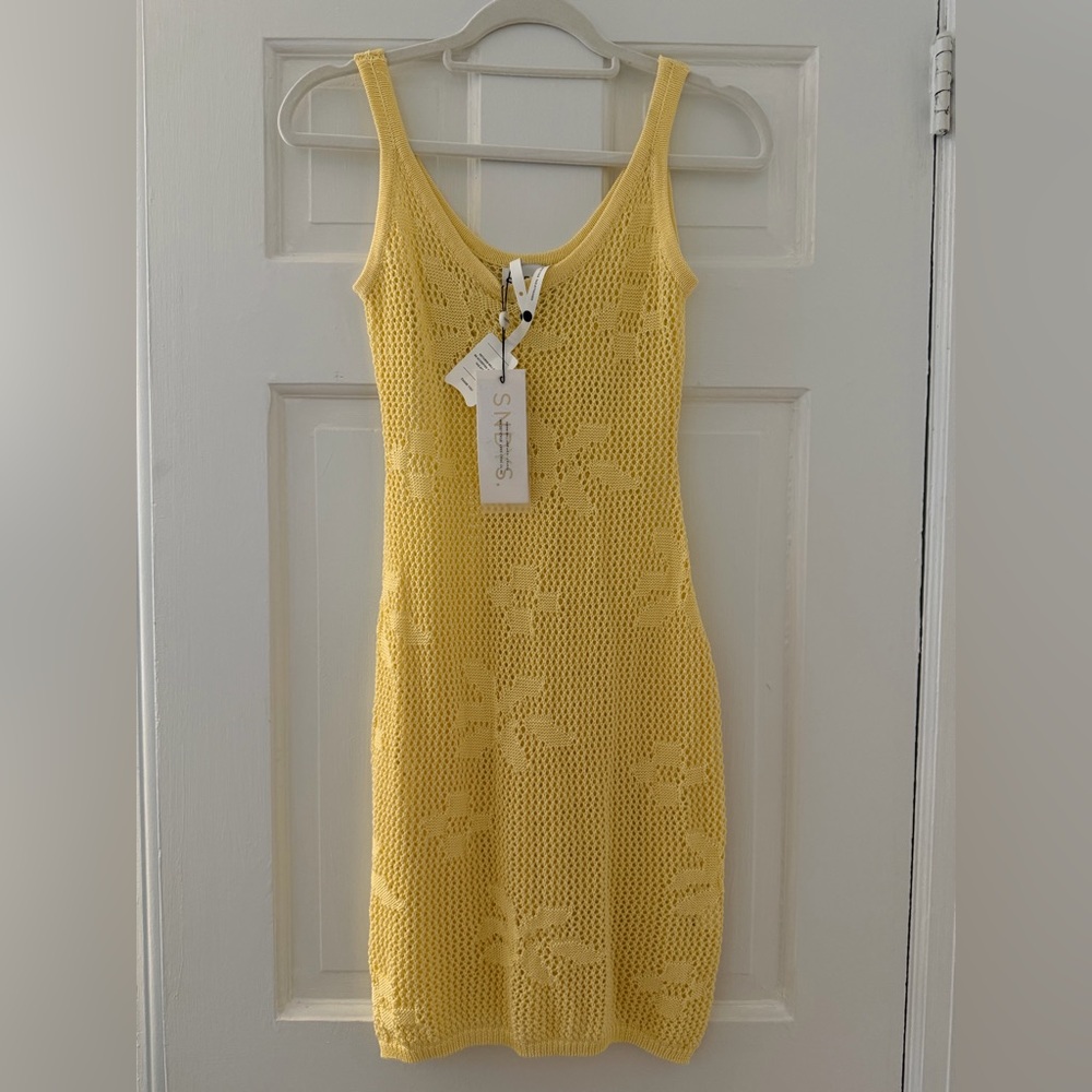 Pale Yellow bathing suit cover up